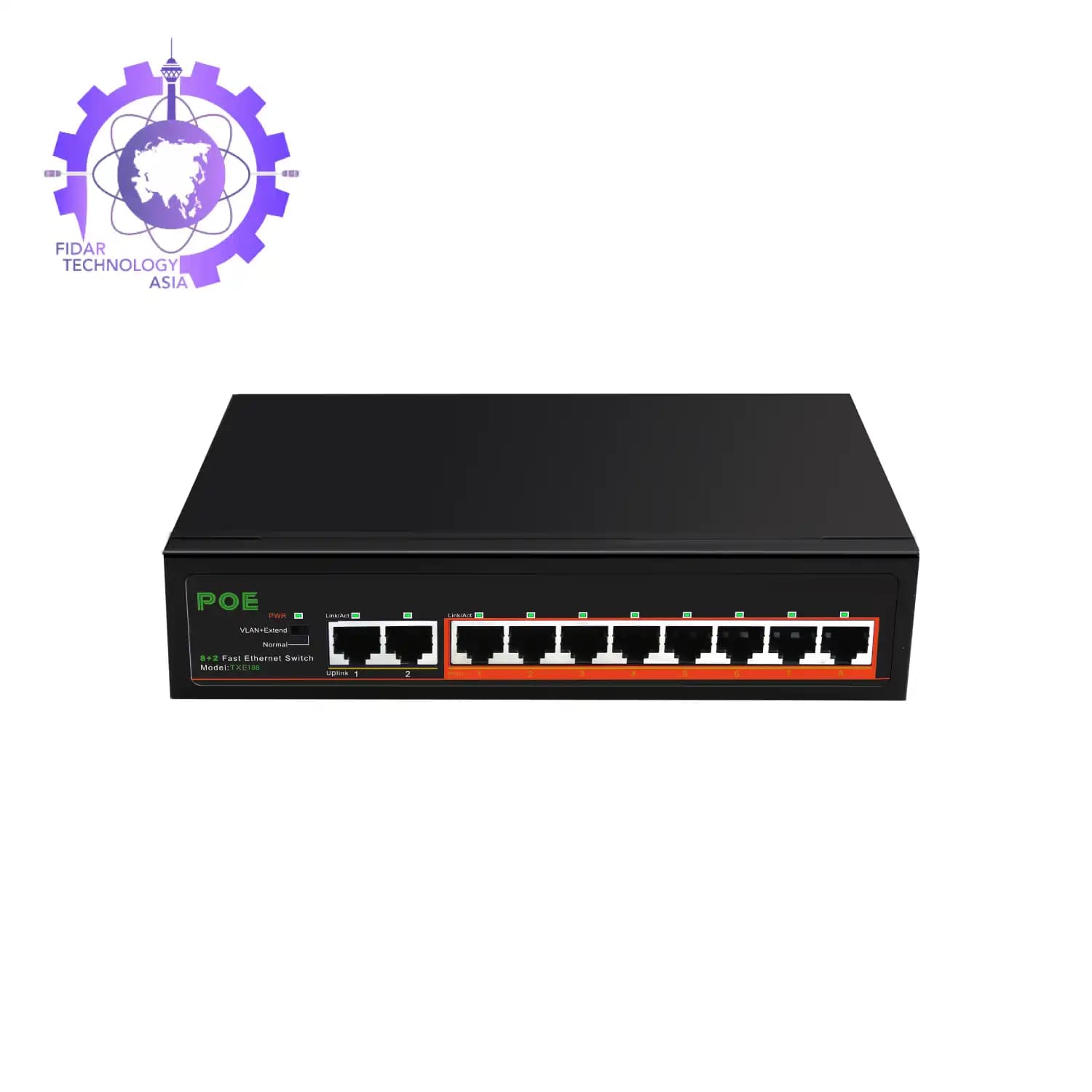 سوییچ 8 پورت مگابیت و دسکتاپ مارلیک تک مدلMarlik Tech txe089