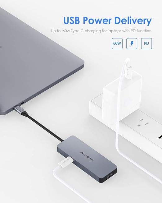 هاب 7 پورت لنشن LENTION USB C Hub C17 — تصویر ۱۲