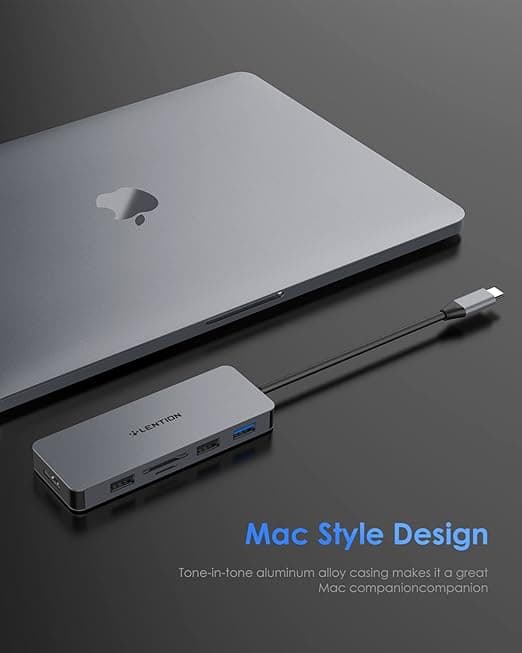 هاب 7 پورت لنشن LENTION USB C Hub C17 — تصویر ۷