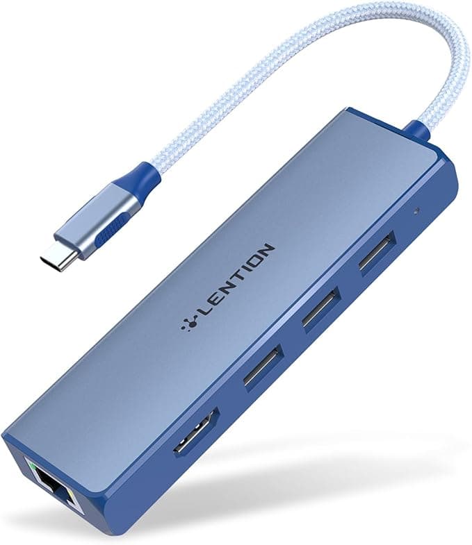 هاب و داک استیشن USB-C پنج پورت لنشن مدل Lention C25