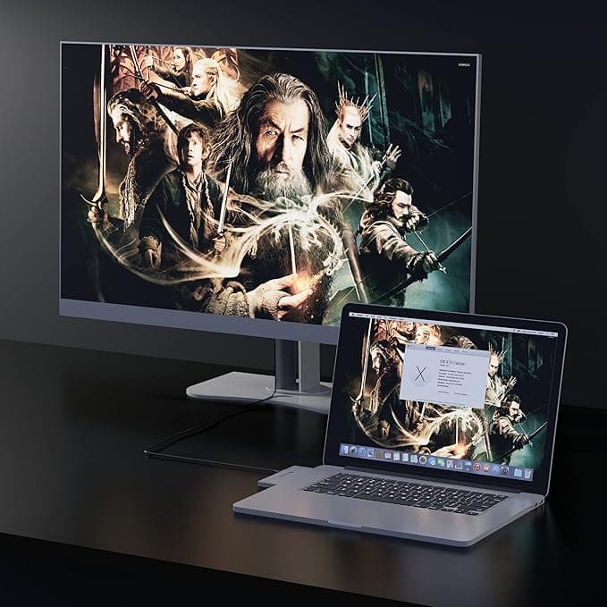 هاب 7 پورت مخصوص مک بوک NOV8Tech Mini USB C Hub 7 in 2 macbook — تصویر ۵