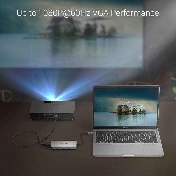 هاب 8 پورت usb-c 8 in 1 لنشن Lention CE55 — تصویر ۱۲