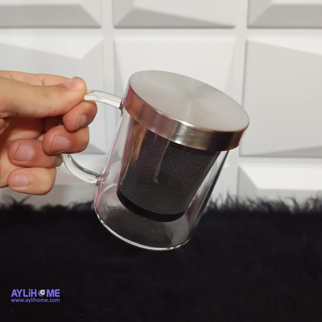 ماگ پیرکس صافی دار — تصویر ۶