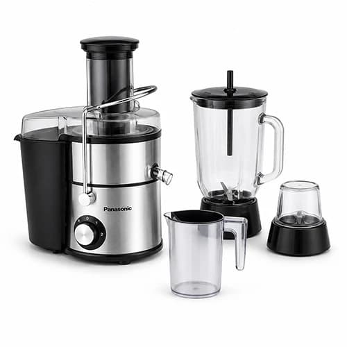آبمیوه گیری پاناسونیک مدل 9008 چهار کاره بدنه استیل ۳۶۰۰ وات
