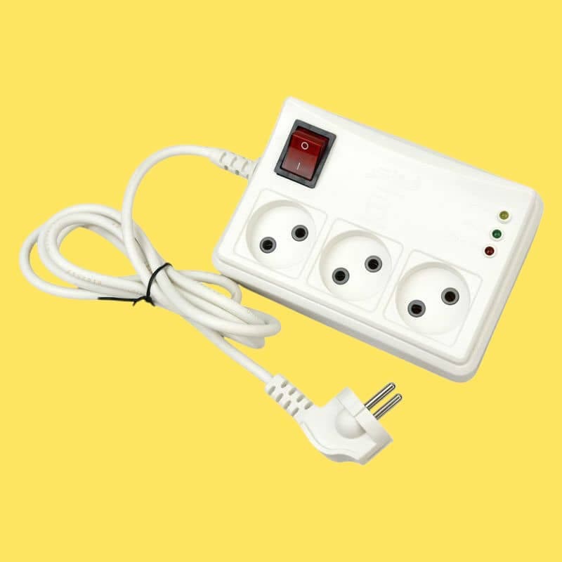 محافظ برق سه خانه یخچال فروزش با کابل 1.80متری مدل F231