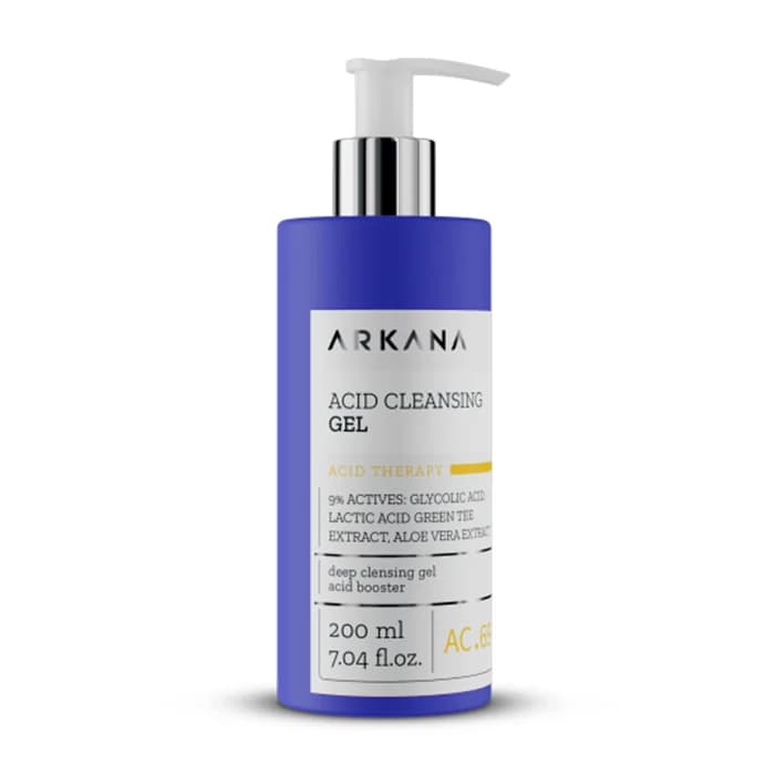 ژل پاک کننده عمقی و تقویت کننده اسید آرکانا 200 میل Acid Cleansing Gel Arkana