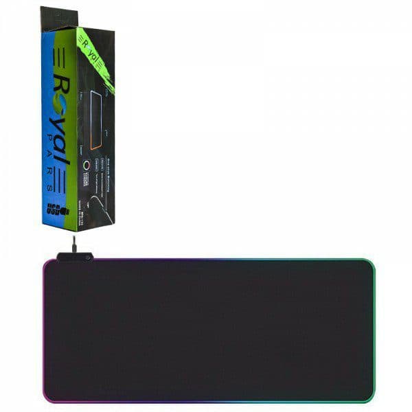 پد موس گیمینگ نور دار دوردوخت رویال (Royal) مدل RPG-133 سایز بزرگ