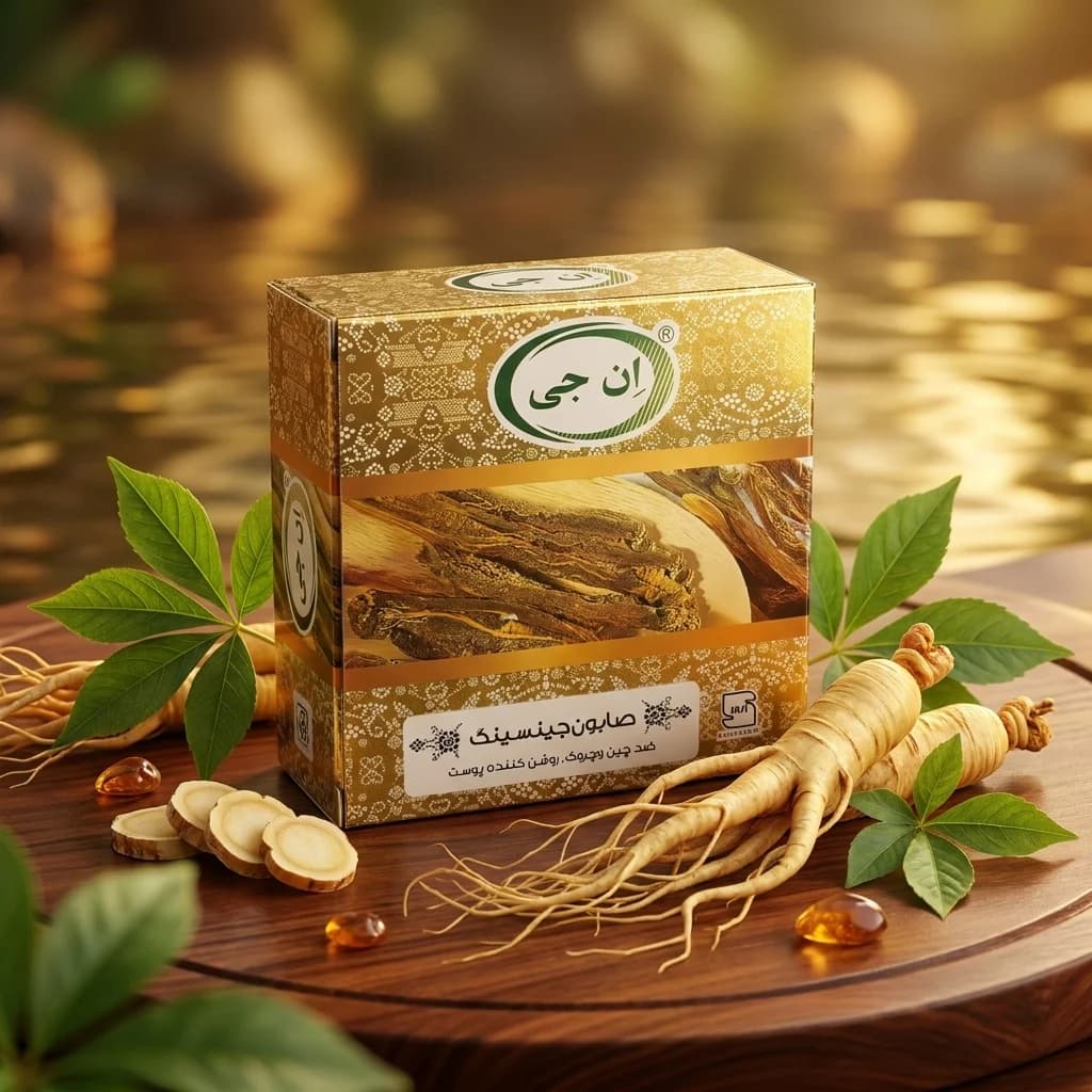 صابون جینسینگ ان جی ضد چروک قوی و روشنکننده — تصویر ۲