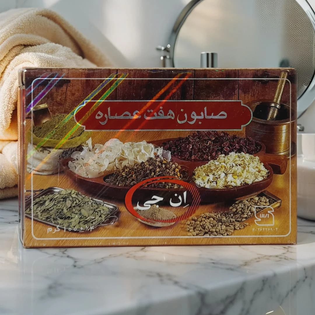 صابون هفت عصاره انجی ضد ریزش و تقویت مو — تصویر ۴