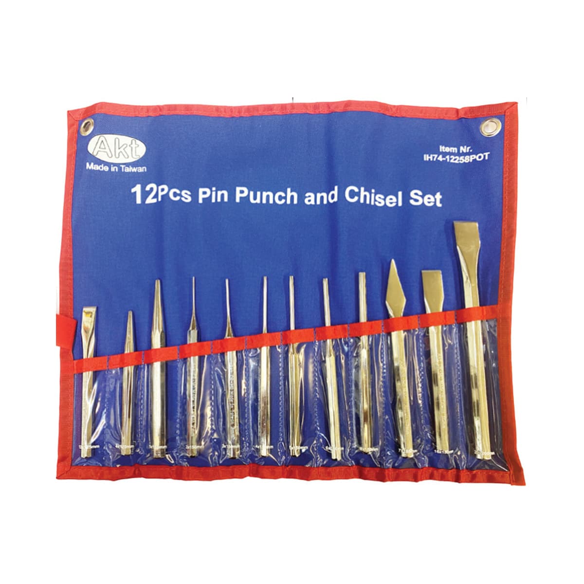 سری سنبه و قلم 12 عددی کیفی AKT کد IH74-12258POT