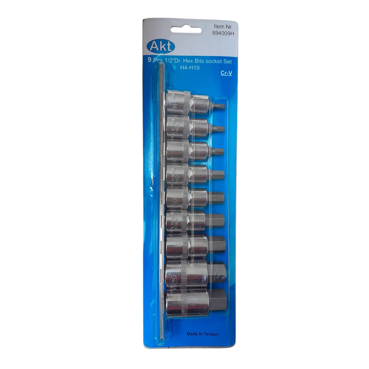 سری 9 عددی بکس آلنی درایو 1/2 AKT کد 894009H — تصویر ۲