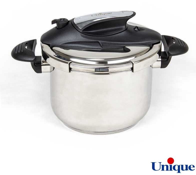 زودپز 5 لیتری سه کاره درب کلیپسی یونیک کد UN-8614 — تصویر ۷