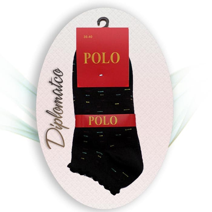 جوراب مچی زنانه کنگره دار – POLO – تمام پنبه