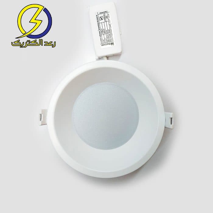 چراغ دانلایت توکار آریانا کامفورت 14 وات دهنه 15 سانتی متری مازی نور