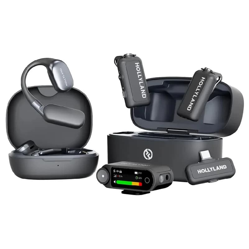 میکروفون یقه ای هالی لند HOLLYLAND LARK MAX 2 Ultimate Combo — تصویر ۵