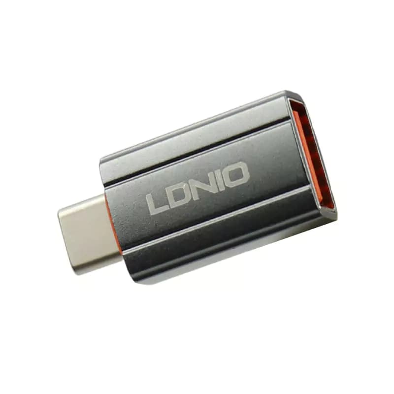 تبدیل OTG الدینیو LDNIO تایپ سی TYPE-C مدل LC140 — تصویر ۴