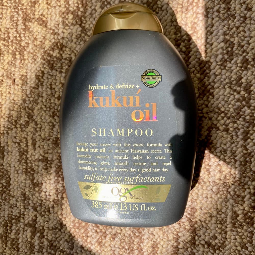 شامپو روغن کوکویی او جی ایکس (kukui oil) فاقد سولفات ogx — تصویر ۹