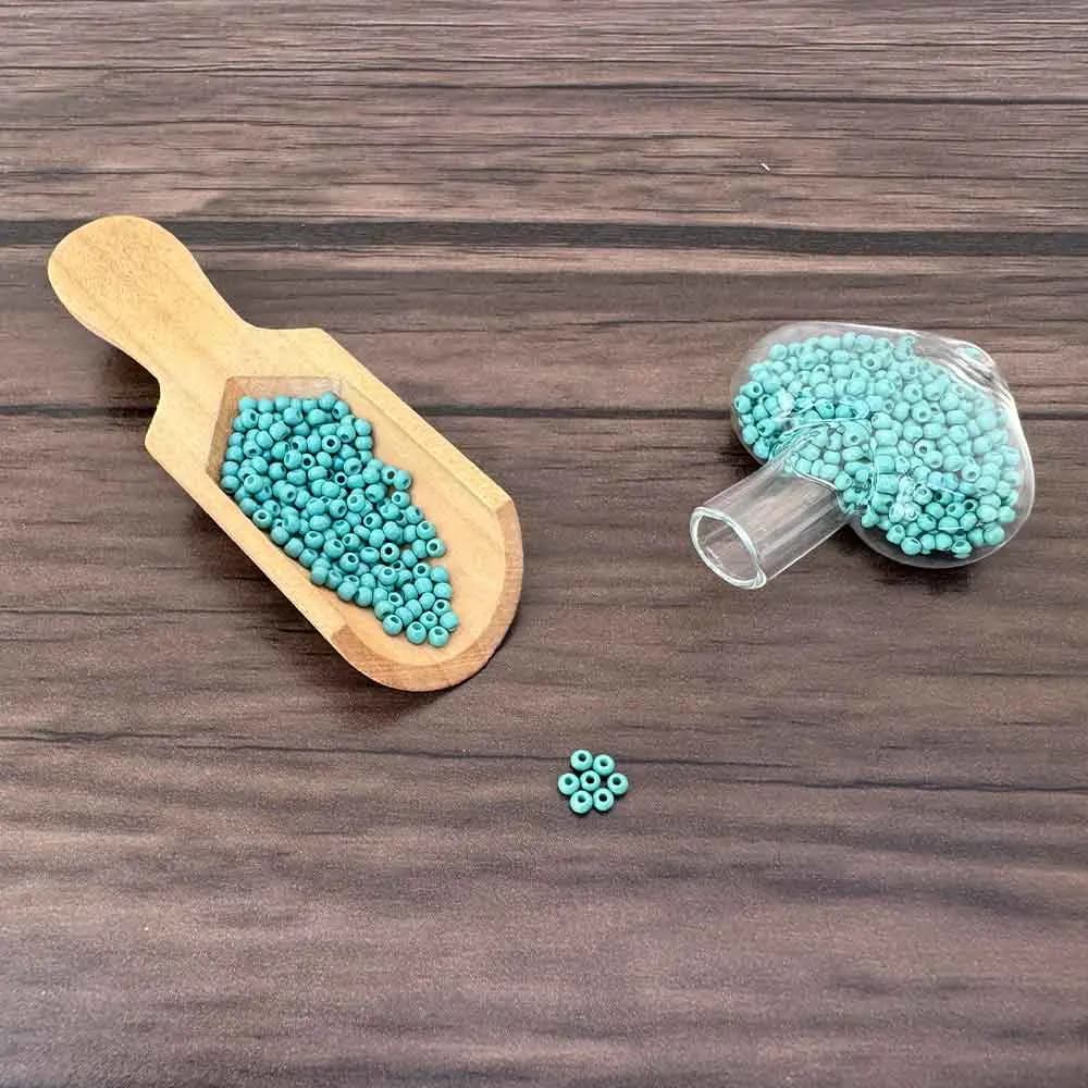 منجوق 2 میل سبز فیروزه ای مدل Fgb بسته 5 گرمی — تصویر ۲