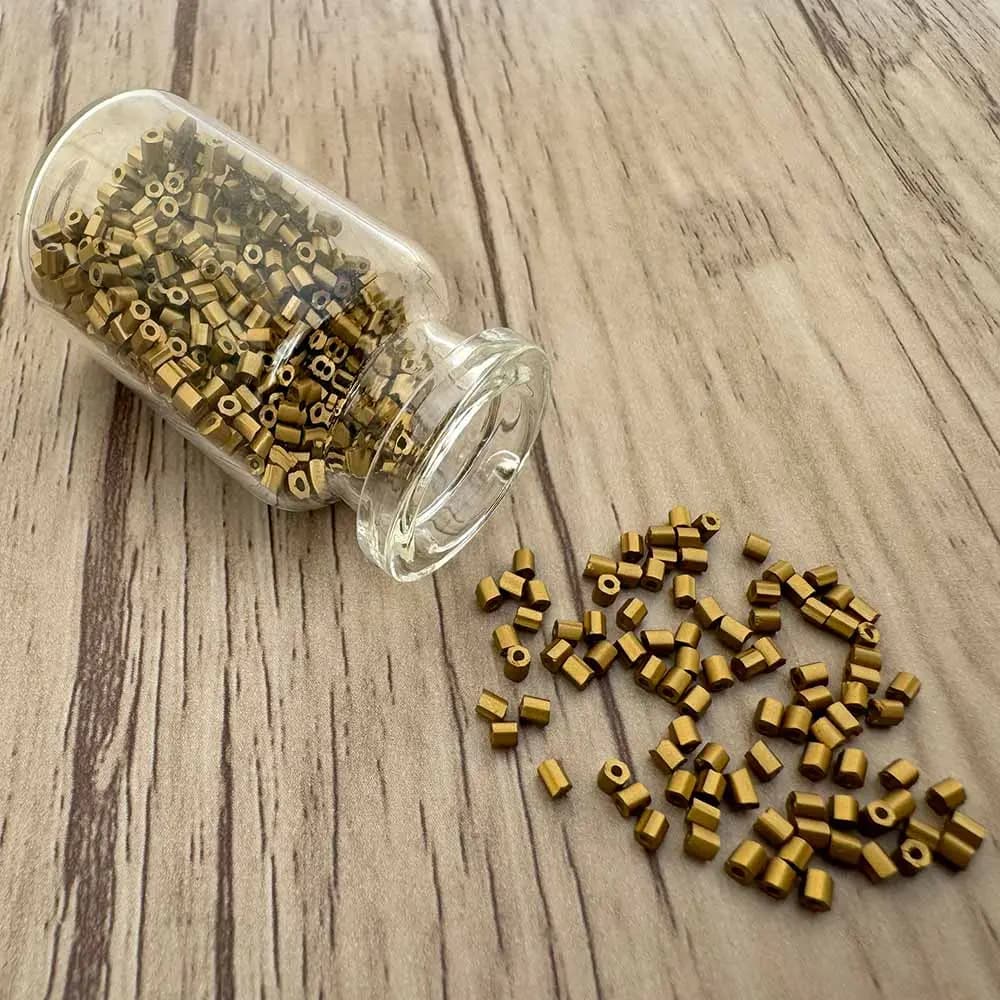 ملیله شکسته 2 میل مسی مدل Fgb بسته 5 گرمی — تصویر ۲
