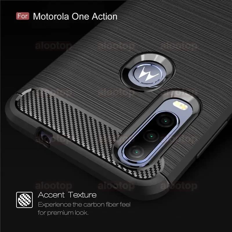 قاب فیبر کربنی موتورولا One Action — تصویر ۵