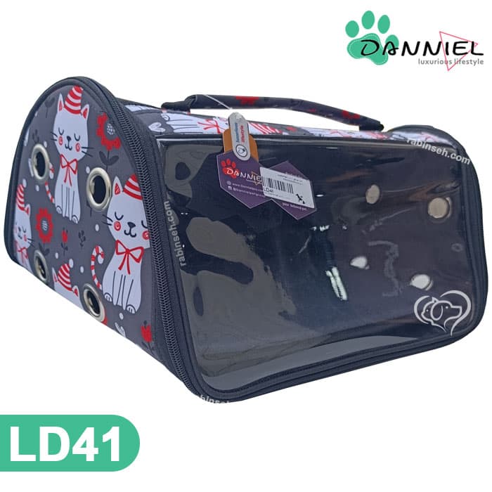 کیف حمل سگ و گربه جلو طلق دار مدل تایگر LD41 — تصویر ۷