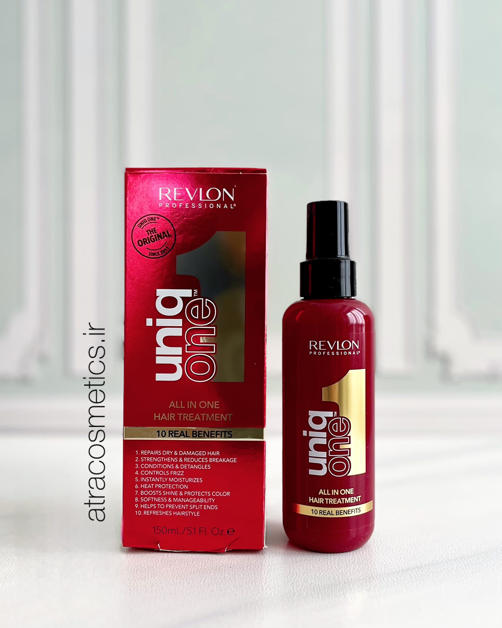 اسپری رولون مدل یونیک وان Revlon Uniq One All in One Hair Treatment برند آمریکایی ساخت اسپانیا ⸻ — تصویر ۴