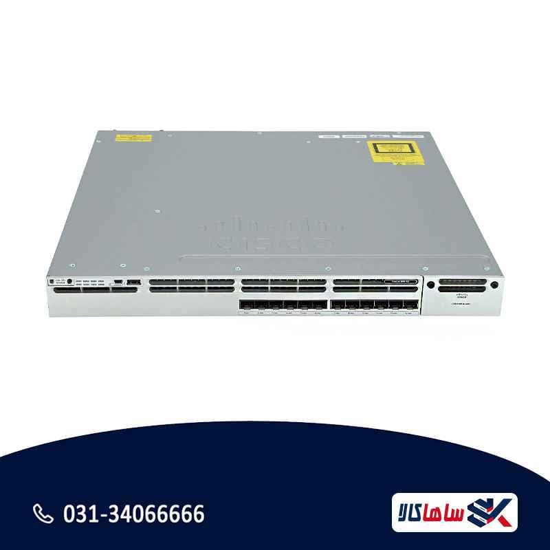 سوئیچ سیسکو Catalyst WS-C3850-12S-S 12 پورت SFP استوک