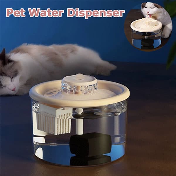 آبخوری اتوماتیک گربه مدل اسکارلت دایره ای 1.2 لیتر — تصویر ۵