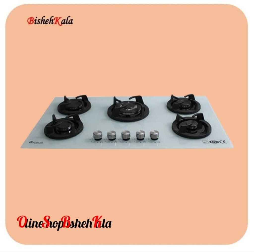اجاق گاز صفحه ای پنج شعله مدل GO5NL – C10W کد(96)