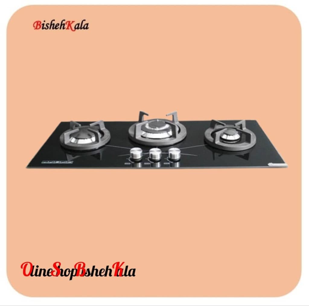 اجاق گاز صفحه ای سه شعله مدل GO3NL- C17B کد(96)