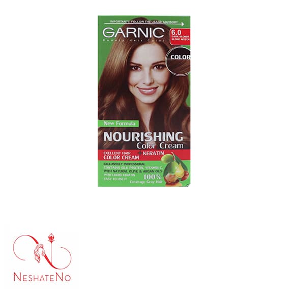 کیت رنگ مو گارنیک زنانه شماره 6 رنگ بلوند تیره GARNIC