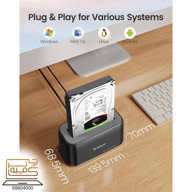 داکینگ استیشن هارد اوریکو DUPLICATOR ORICO 6819C3-V1 — تصویر ۵