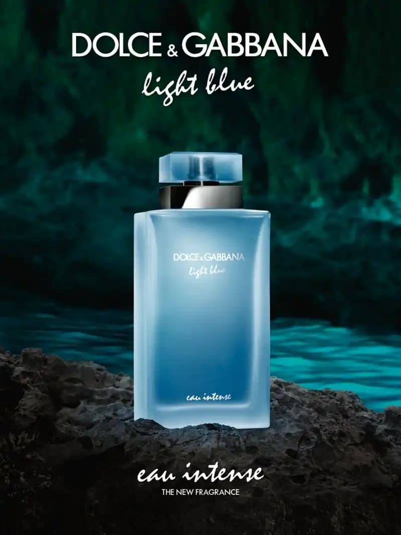 ادوپرفیوم زنانه دولچه گابانا لایت بلو او اینتنس _ Dolce & Gabbana Light Blue Eau Intense — تصویر ۷