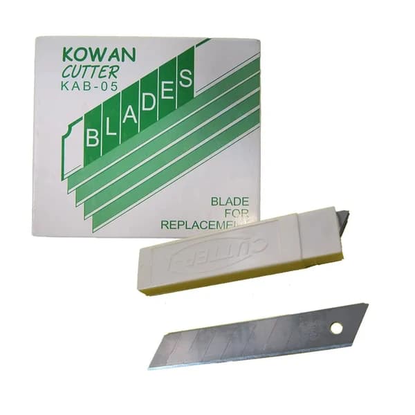 تیغ کاتر کرهای KCWON مدل بزرگ مناسب موکتبر و برش صنعتی بسته یدکی تیغ تیز و بادوام — تصویر ۳