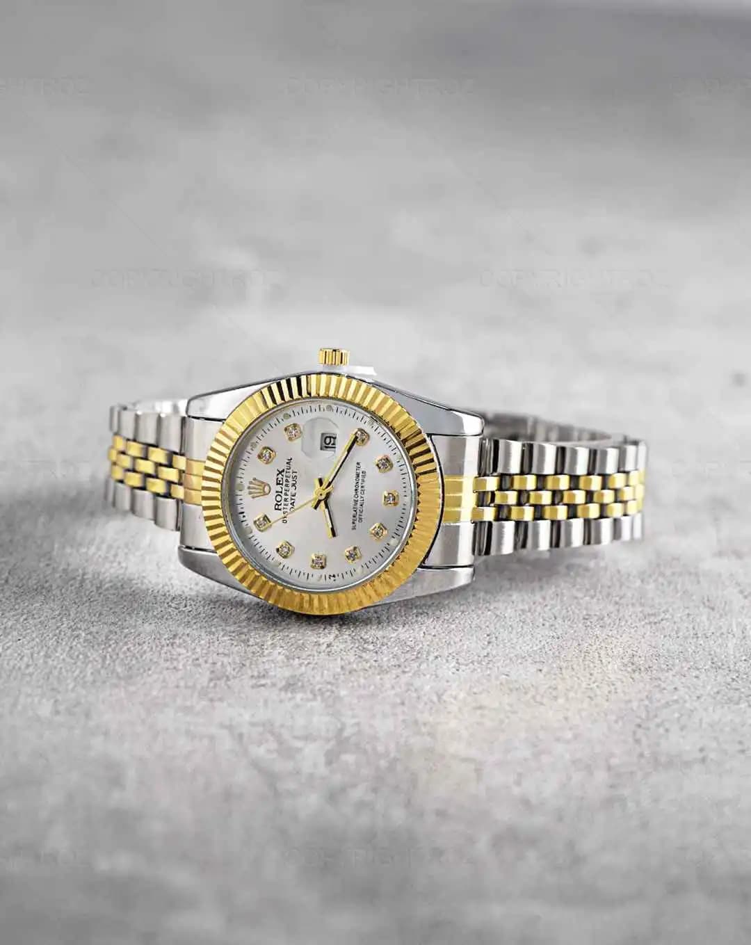 ساعت مچی زنانه رولکس ROLEX طرح دیت جاست مدل 1269 — تصویر ۱۱