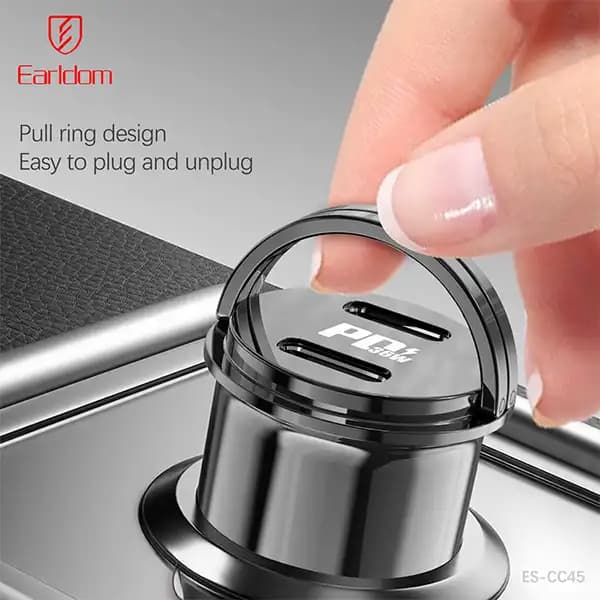 شارژر فندکی فست شارژ 36 وات ارلدام مدل CC45 — تصویر ۱۰