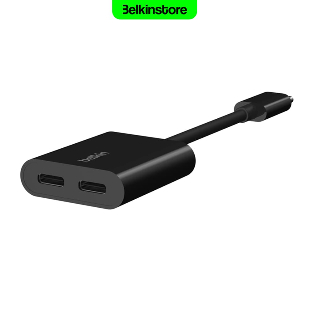 کابل تبدیل تایپ سی 1 به 2 بلکین – RockStar – F7U081btBLK — تصویر ۵