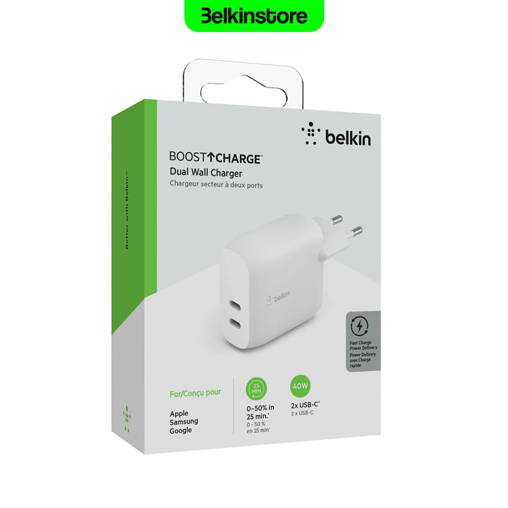 شارژر دیواری 40وات بلکین- BoostCharge – مدل WCB006 — تصویر ۷