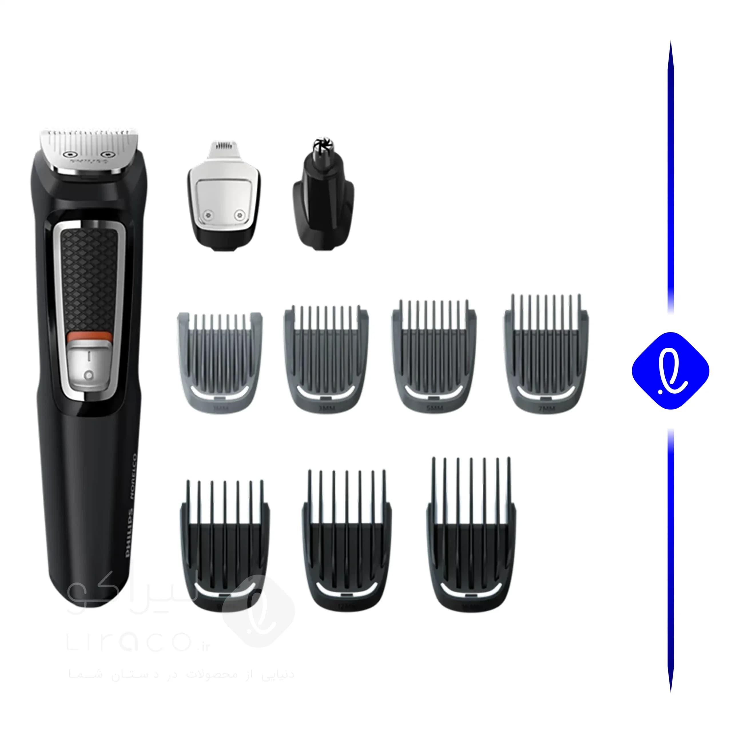 ست اصلاح فیلیپس مدل Multigroom MG3740 — تصویر ۹