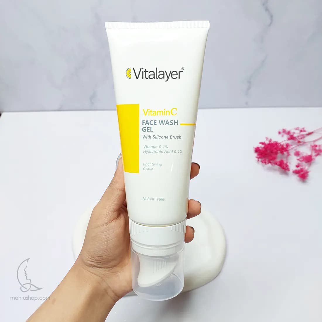 ژل شست و شوی صورت ویتالیر مدل Vitamin C حجم 200 میلی لیتر — تصویر ۳