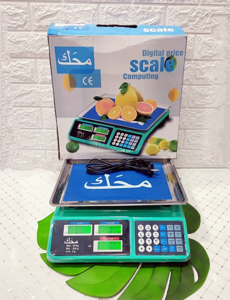 ترازو دیجیتال 40 کیلویی محک | وزنکشی دقیق، باتری طولانی و اصل وارداتی — تصویر ۳