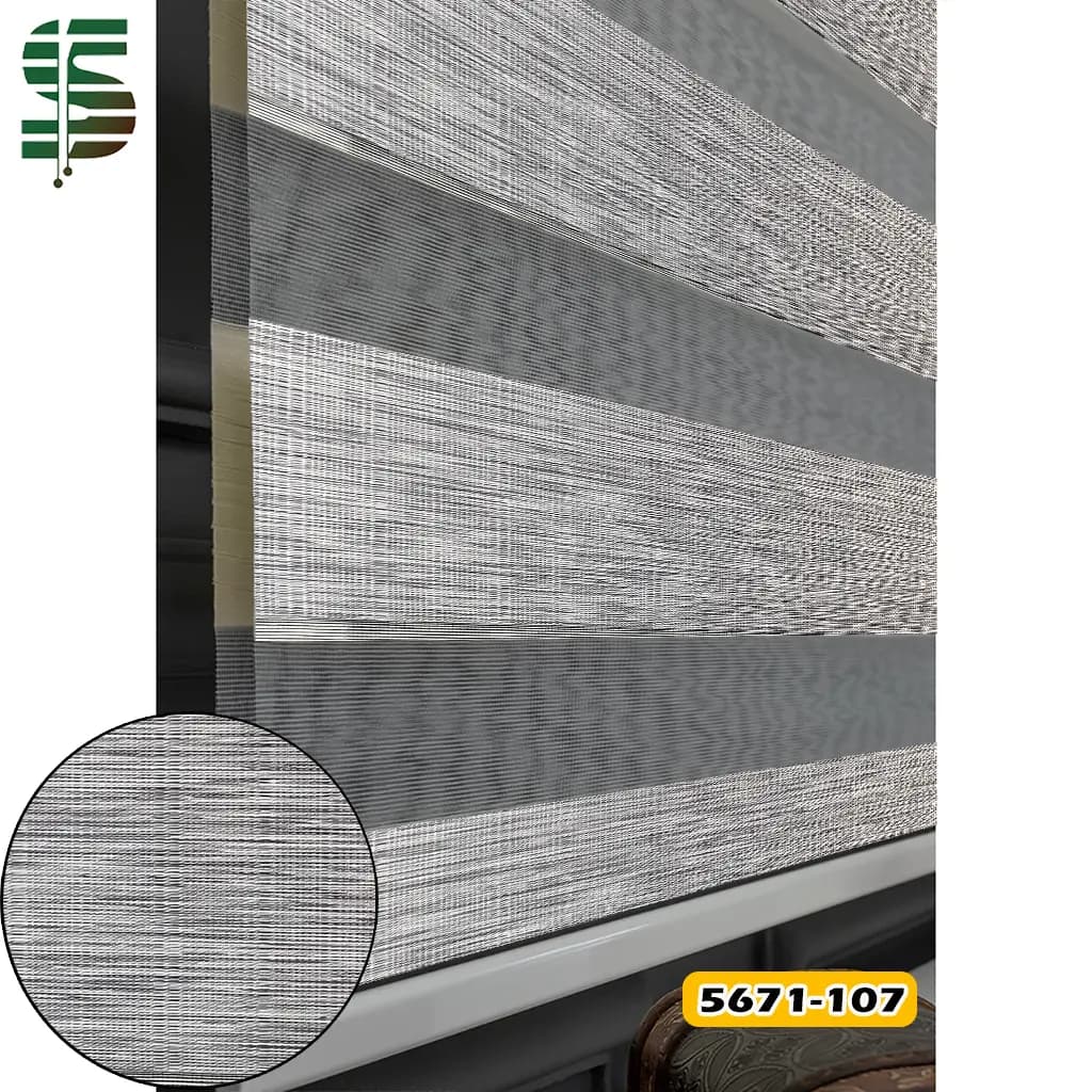 پرده زبرا ساده کد 5671 در 3 رنگ