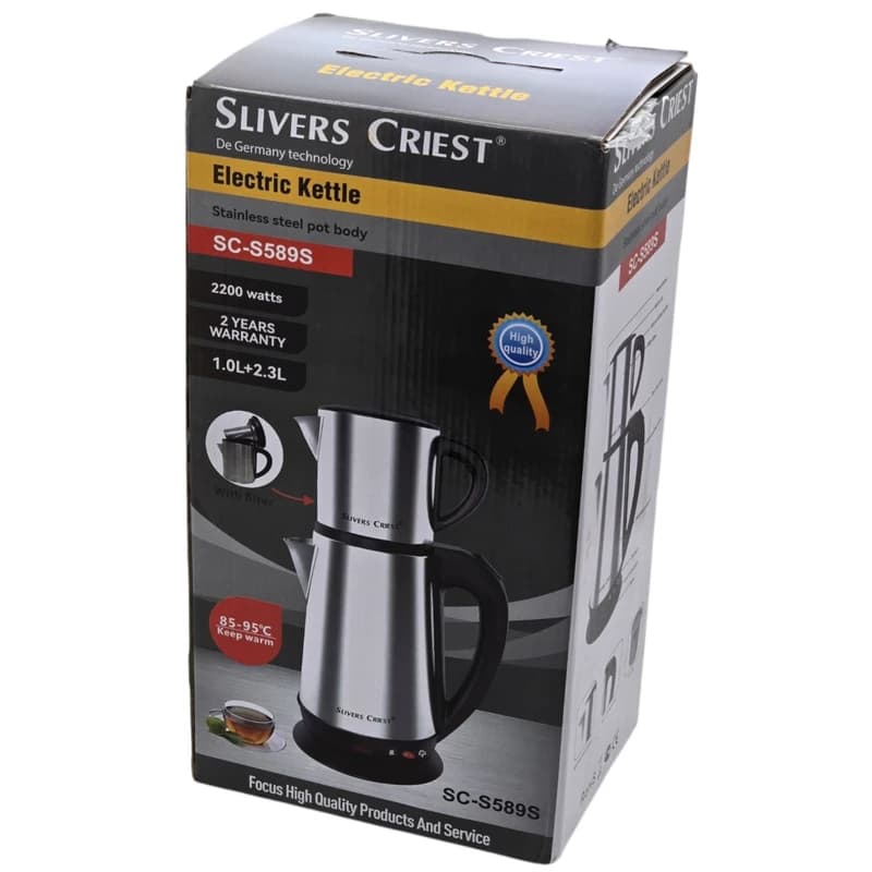 چای ساز روی هم سیلورکرست مدل SC-S589S — تصویر ۵