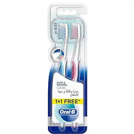 مسواک اورال-بی مدل Gum & Enamel Care بسته ۲ عددی — تصویر ۴