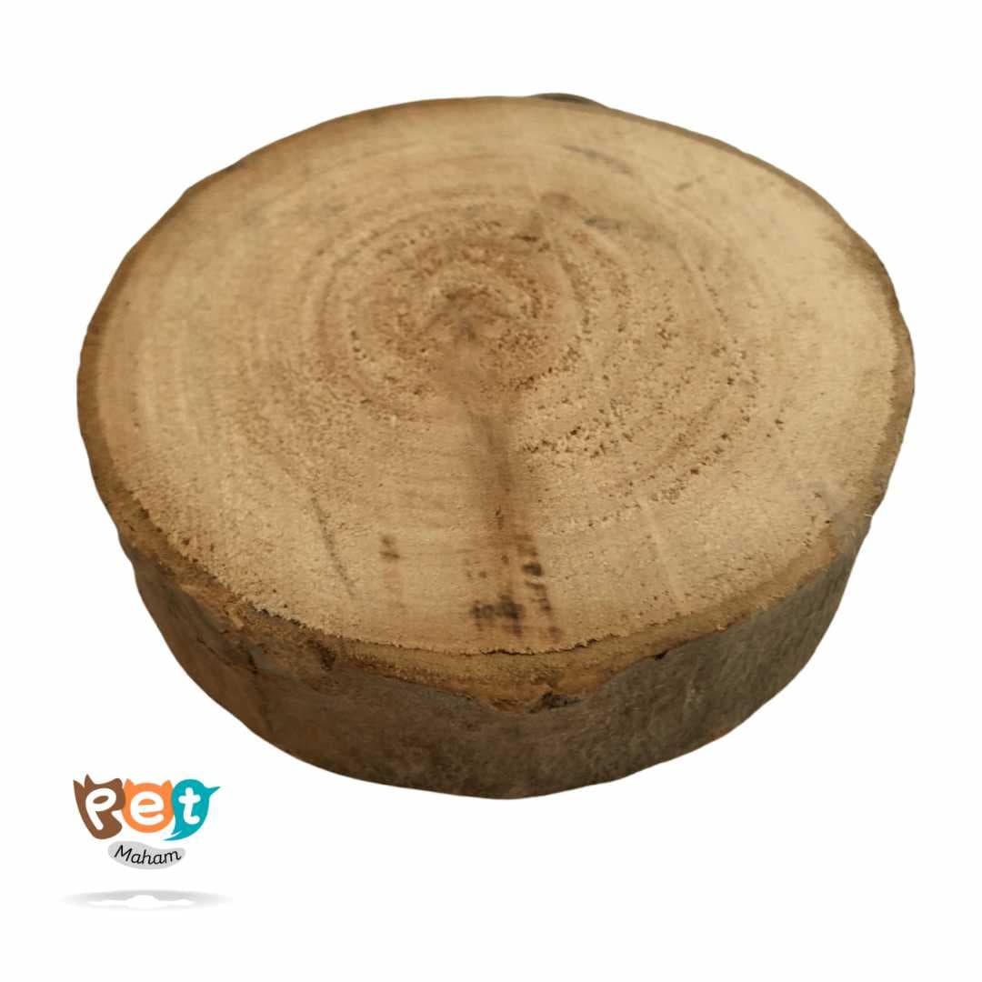نشیمن پرنده مدل نشیمن چوب طبیعی کالباسی کد 1020 — تصویر ۶