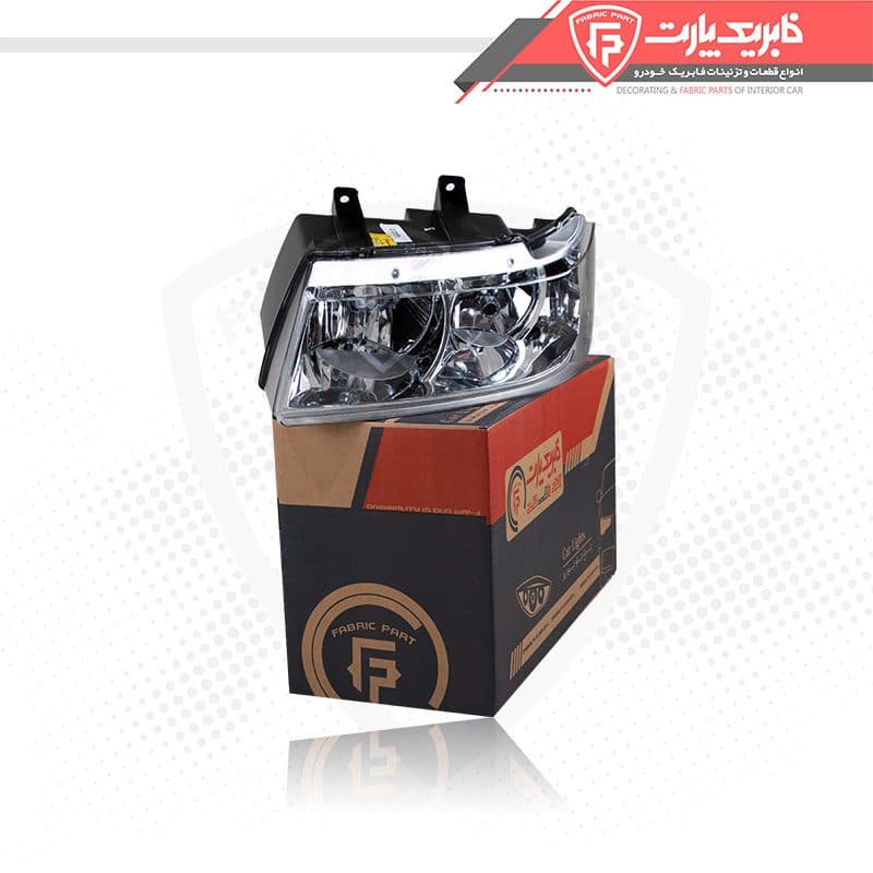 چراغ جلو چپ سمند LX کریستال A — تصویر ۳