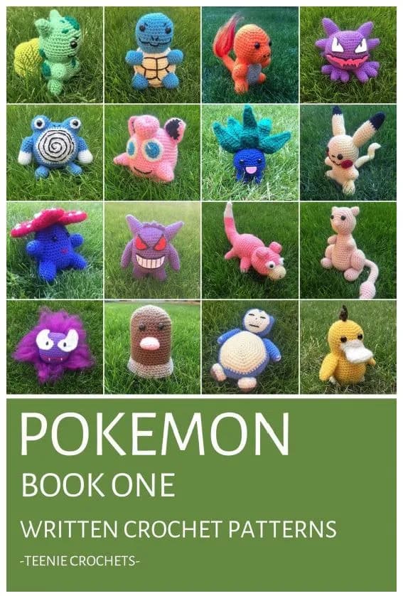 دانلود کتاب Pokemon Book One: Written Crochet Patterns