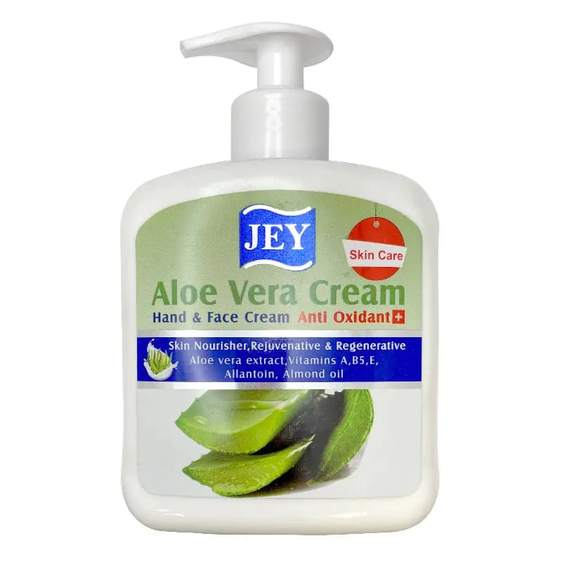 کرم آلوئه ورا تقویت کننده مغذی جوان کننده شاداب کننده و بازسازی کننده پوست جی (450 میل) — تصویر ۳