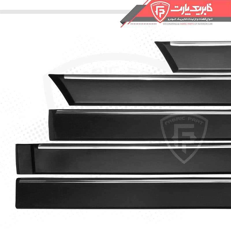 زه پلاستیکی روی درب پژو پارس کامل ( زه نقره ای پلاستیکی ) — تصویر ۳