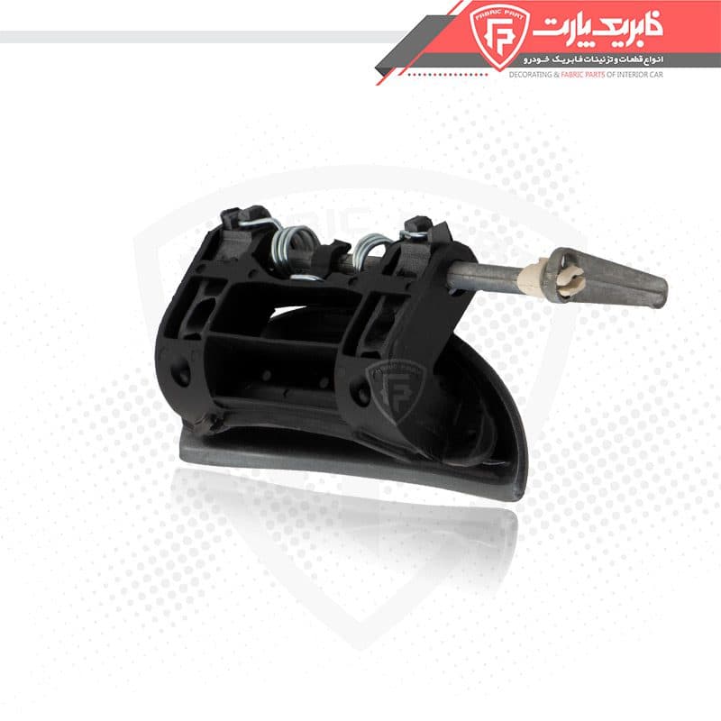 مجموعه دستگیره درب بازکن بیرونی پژو 207 رنگی – جلو راست خاکستری — تصویر ۳